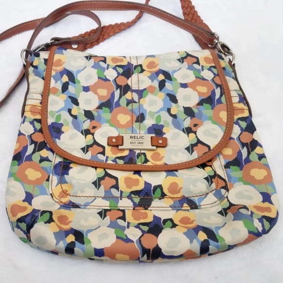Relic Floral Print Crossbody Purse Handbag - Picture 2 of 6